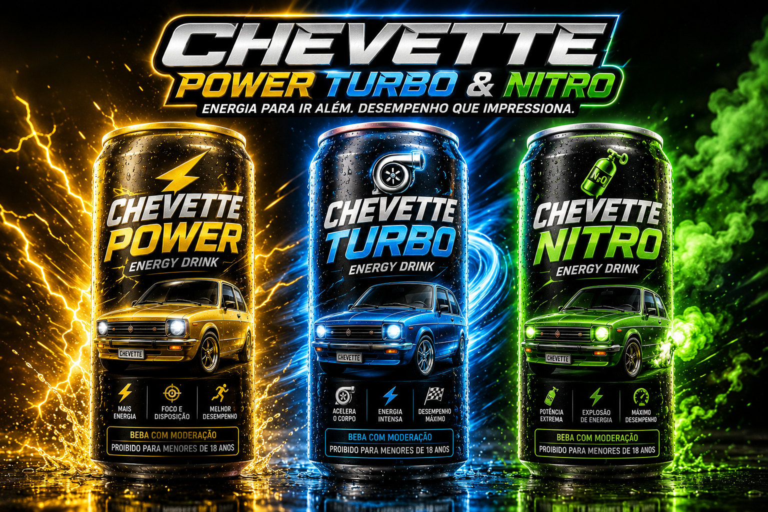 Latas Chevette Power, Turbo & Nitro